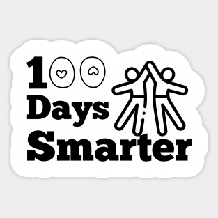 100 days smarter Sticker